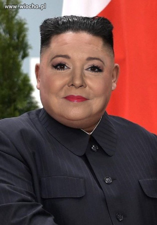 Danuta Holecka jako Kim Dzong Un.