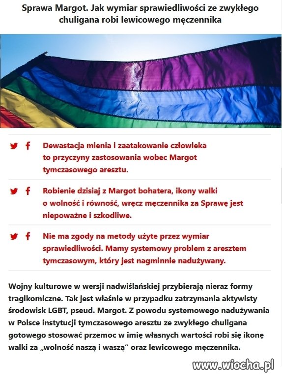 Ziobro nawet z tęczakami nie umie sobie poradzić
