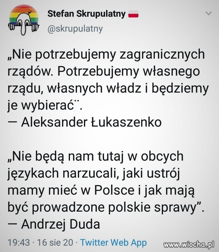 Zbyt podobne aby spać spokojnie ...