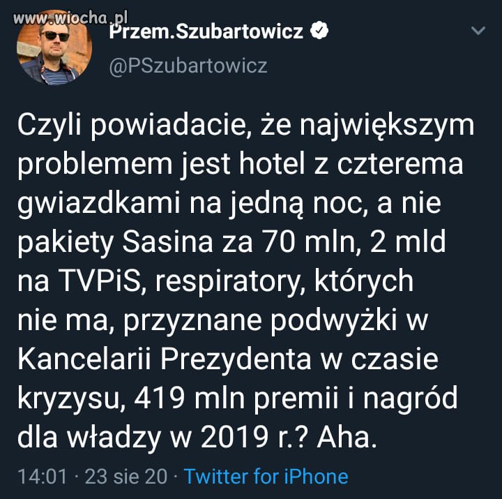 Bo obecny rząd może a reszta nie