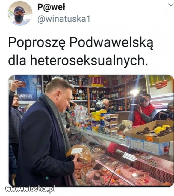 W plastrach.
