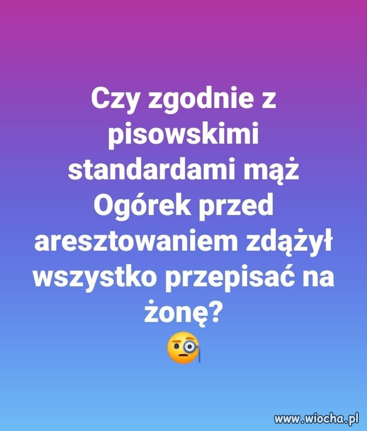 Bardzo dobre pytanie ...