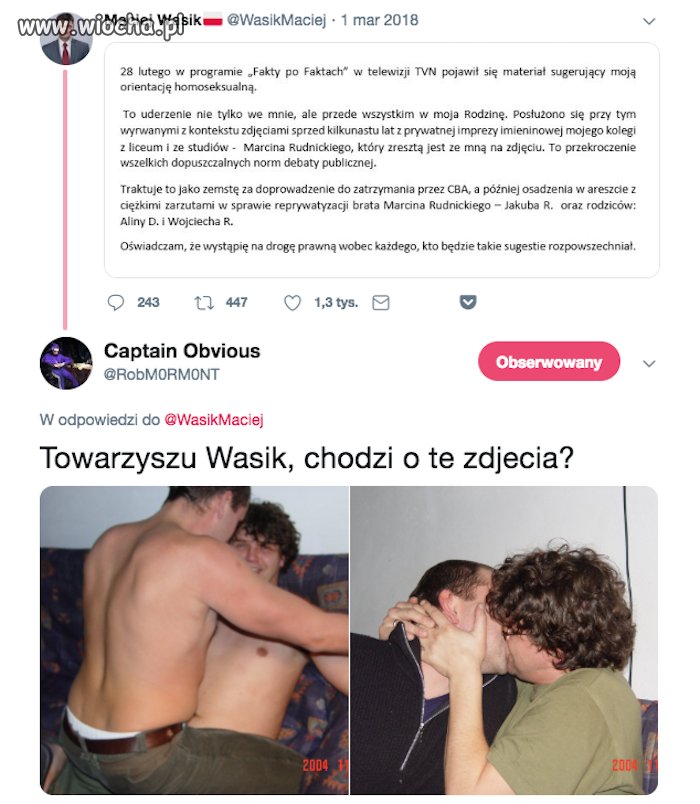 Bo prawacki homosex jest ważniejszy niż sex lgbt
