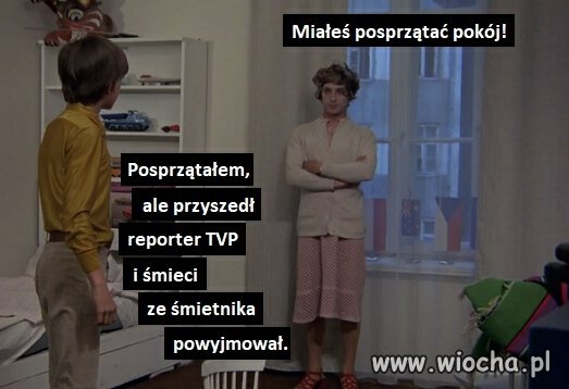 Ludzie pilnujcie swoich śmieci bo reporter leci 