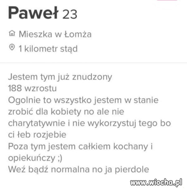 Kochany i opiekuńczy Paweł