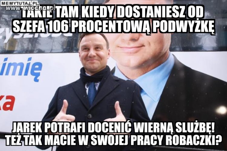 Wybory wygrane Jarek może zaszaleć!