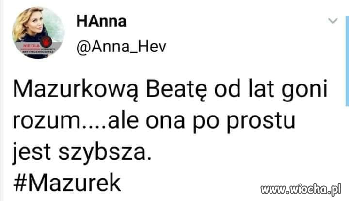 I nie dogoni jej. Nie ma szans ...