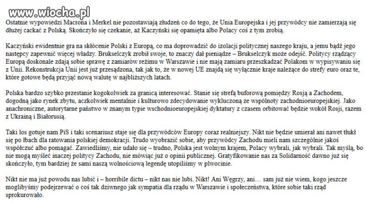 Jak sobie Polacy pościelą, tak się wyśpią...