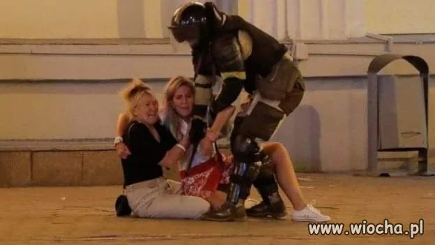 Takie sceny w Mińsku 