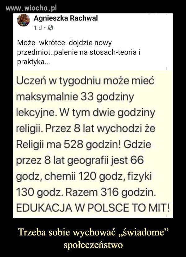 Religia jest najważniejsza
