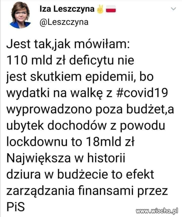 Krótko na temat dziury budżetowej...
