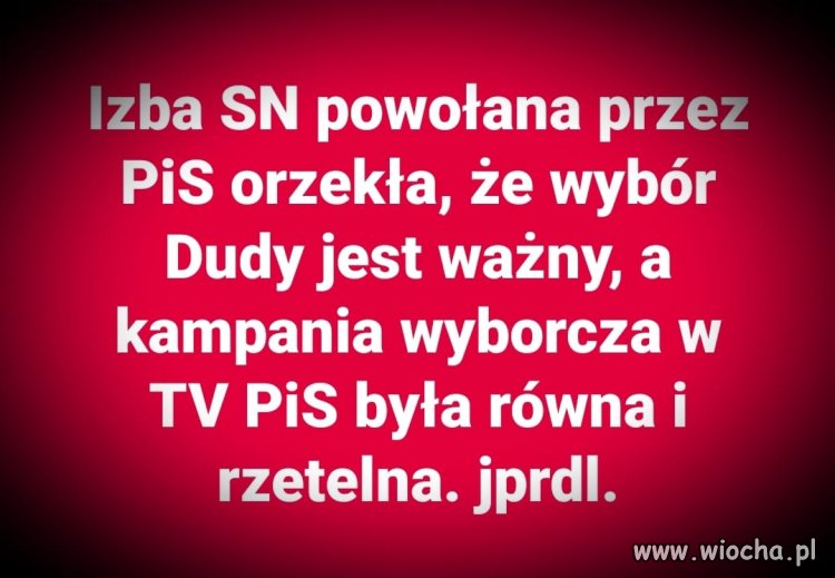 A co mieli orzec ? Po to tacy zostali wybrani ...