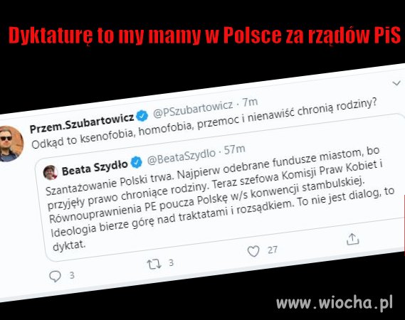 Dyktaturę to my mamy w Polsce za rządów PiS