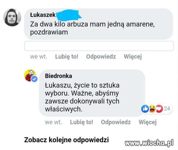 Życie to sztuka wyboru