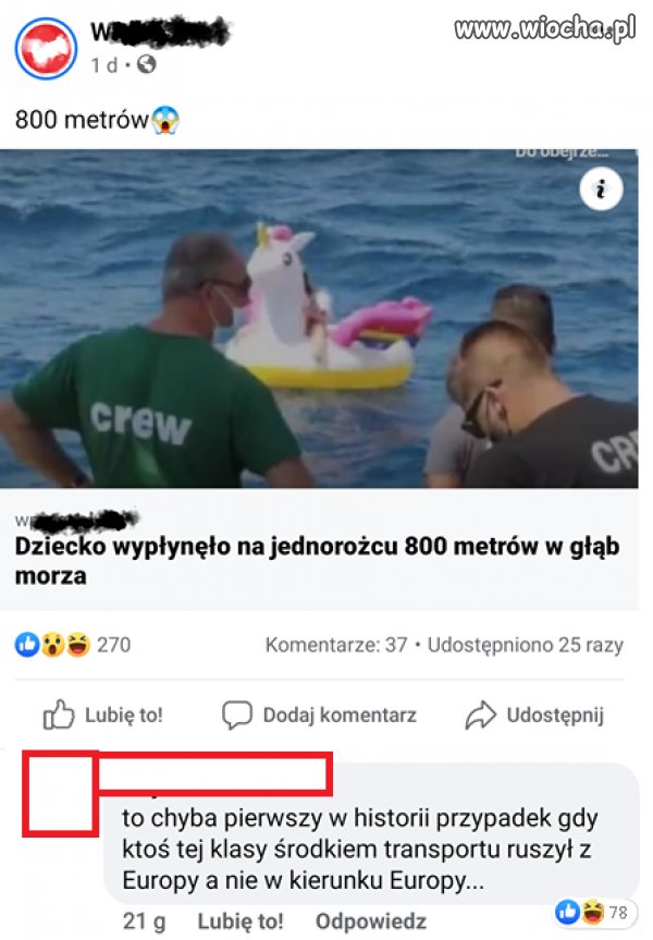 Pierwszy taki przypadek