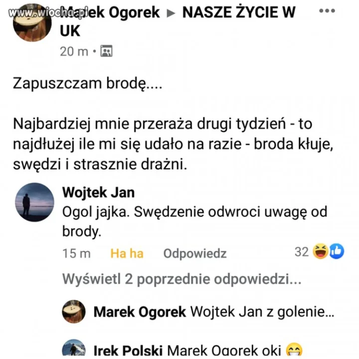 Broda a golenie...
