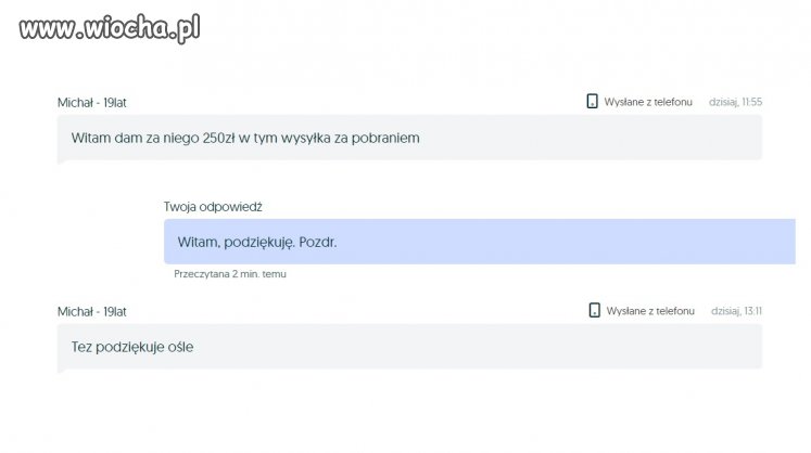 Cwaniak z OLX