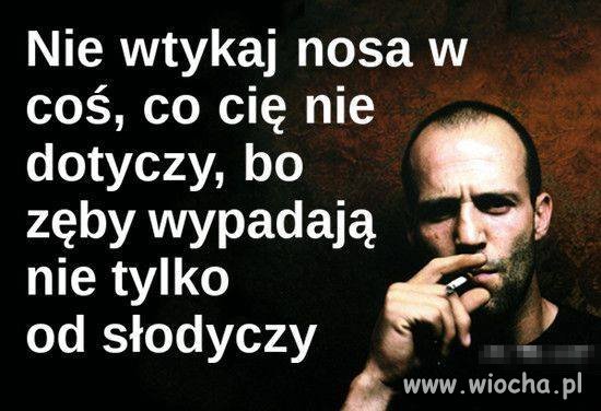 Nie wtykaj nosa 