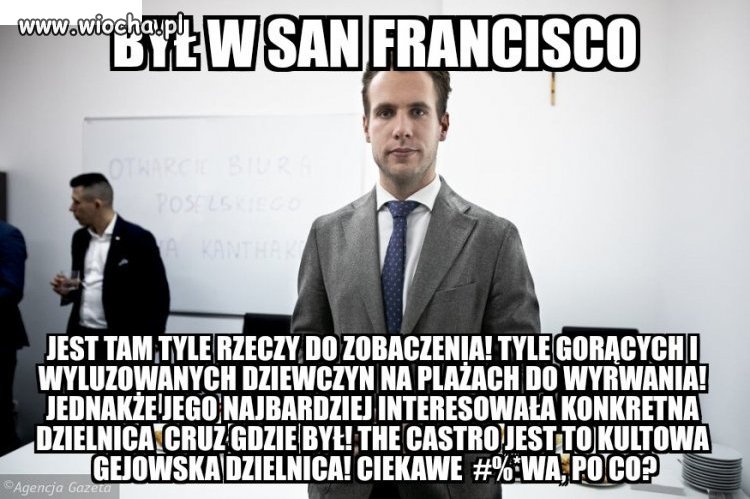 Czyżby się tam szkolił w walce w lewackim lgbt?