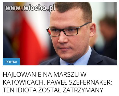 Panie Szefernaker ! 