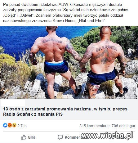 Ciężko zrozumieć, że oni mają się za prawdziwych Polaków