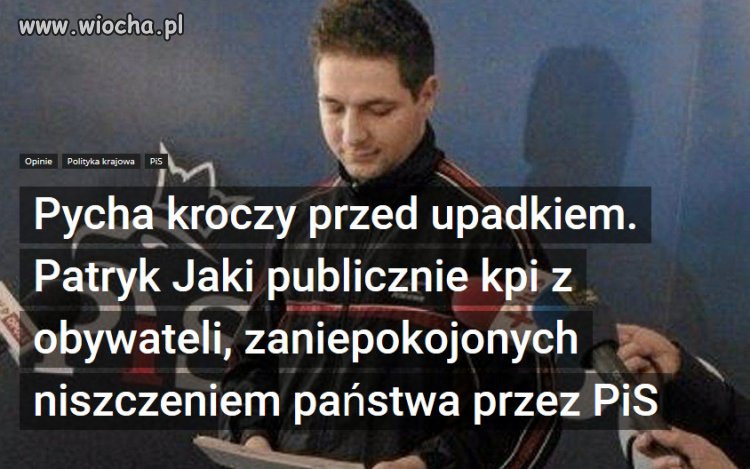 Polska potrzebuje nowego ustroju.
