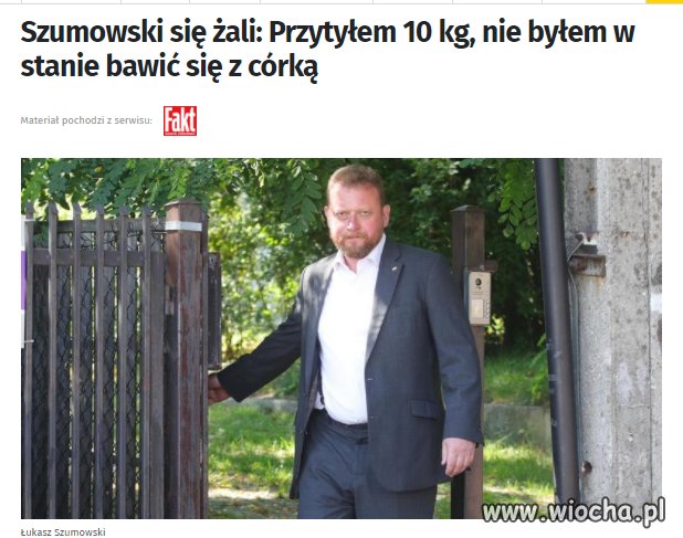My wiemy że pan przytył. 