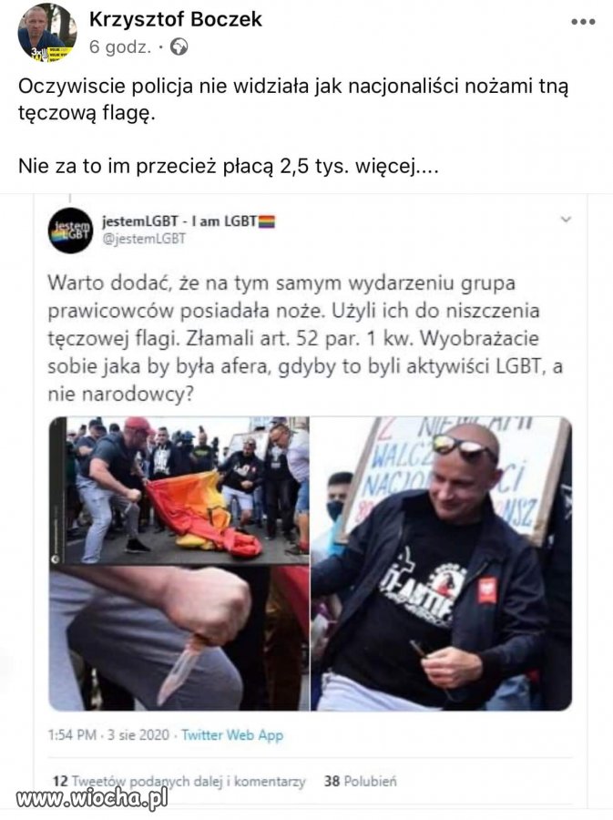 Dziś flagę a jutro?