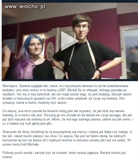 Margot misgenderuje samą siebie