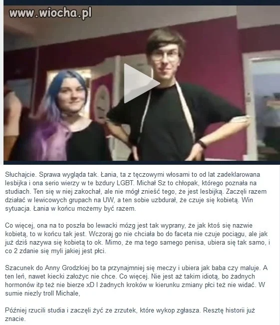 Margot misgenderuje samą siebie