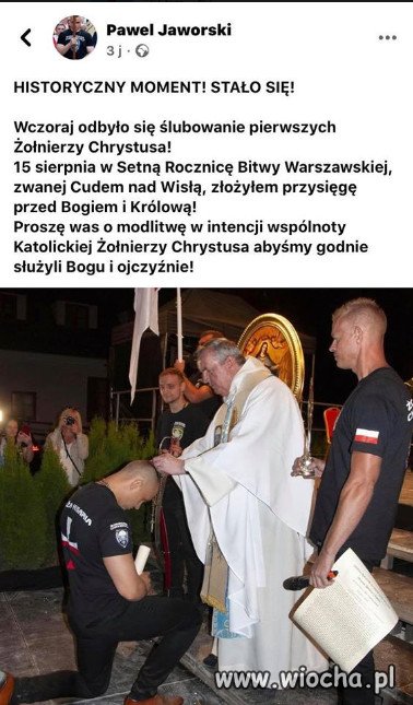 Kościół buduje swoje bojówki 🤭