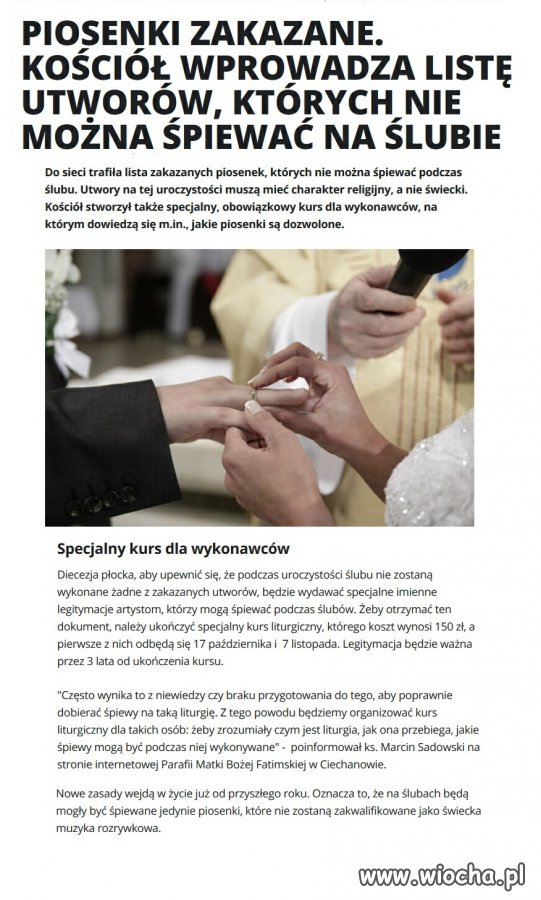 Najpierw myslałem że to prymaprilis, ale nie 