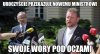 Uroczyste przekazanie worów pod oczami