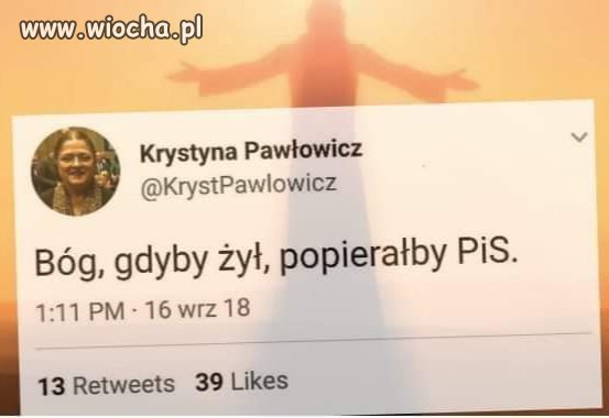 No to Krysia poleciała