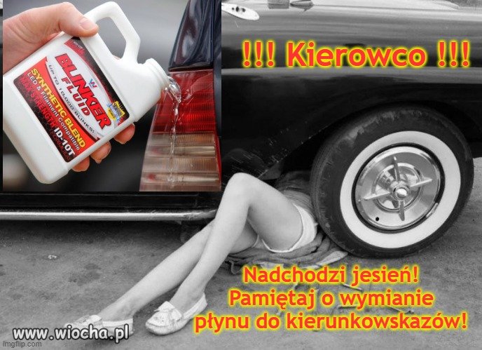 Płyn do kierunkowskazów -  blinker fluid