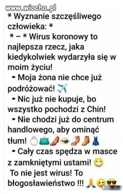 Wyznanie szczęśliwego męża...