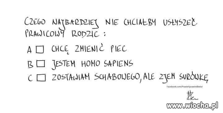 Czego najbardziej? 
