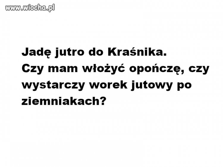 Prośba o radę