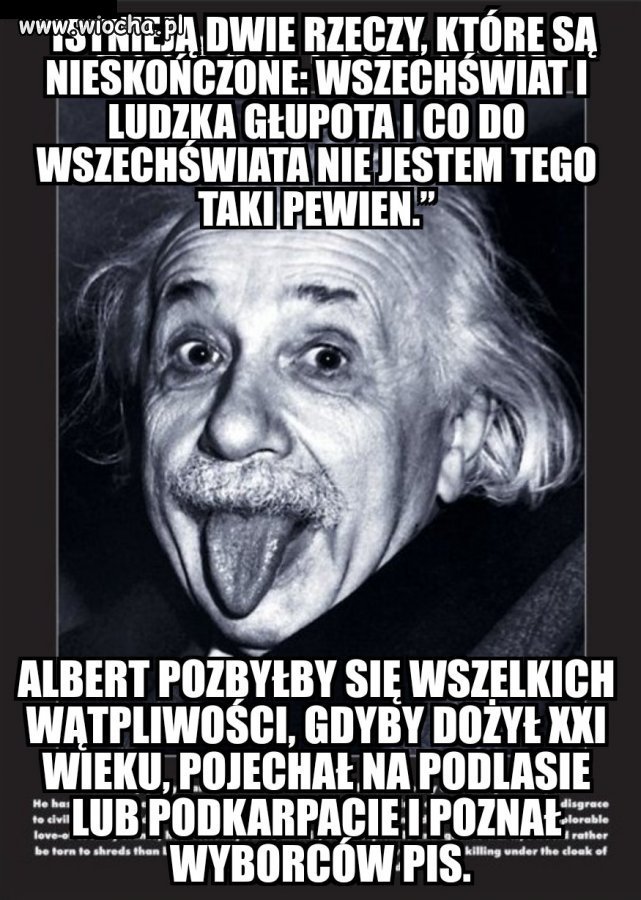Co by było gdyby Albert Einstein...