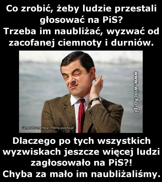 Co zrobić, żeby ludzie przestali głosować na PiS?