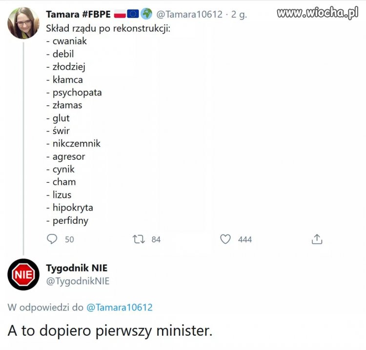 Skład rządu po rekonstrukcji