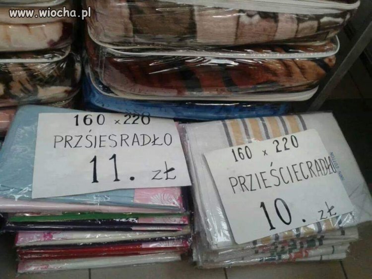 Kolejny przykład na to
