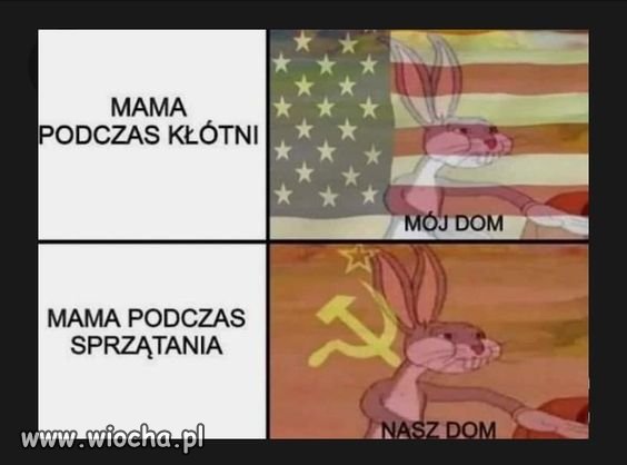 Mama podczas kłótni i podczas sprzątania