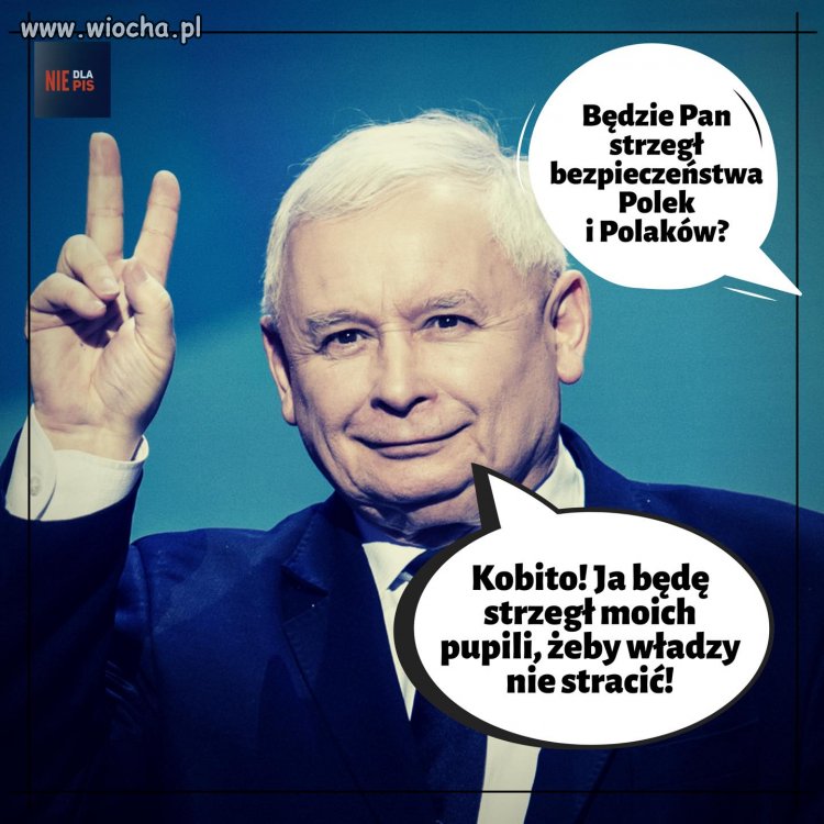 Takie są jego priorytety ...