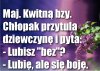 Chciałaby, ale się boi 