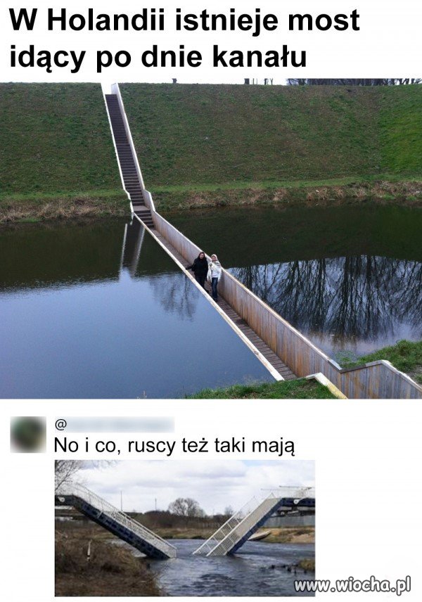Most po dnie