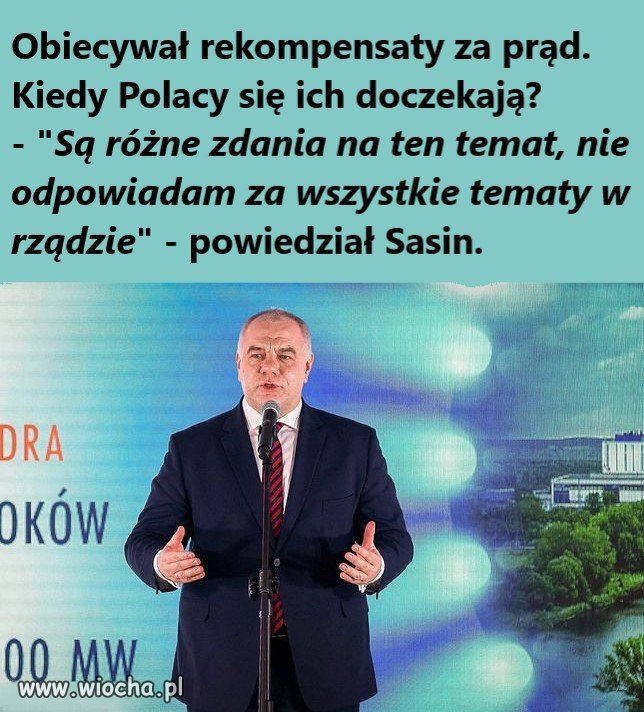Za co odpowiada Sasin?