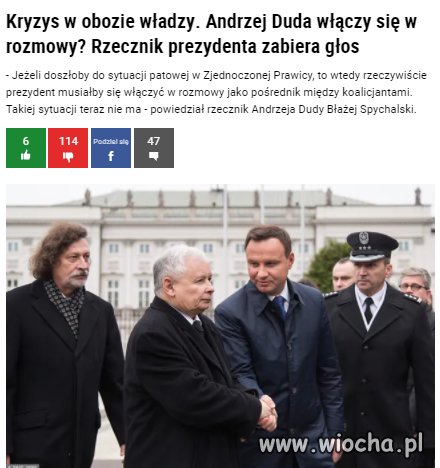Ten obrazek pokazuje gdzie miejsce w szeregu Dudy