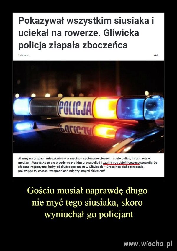 Całe szczęście że nie wkręcił sobie interesu