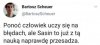 Człowiek uczy się na błędach 